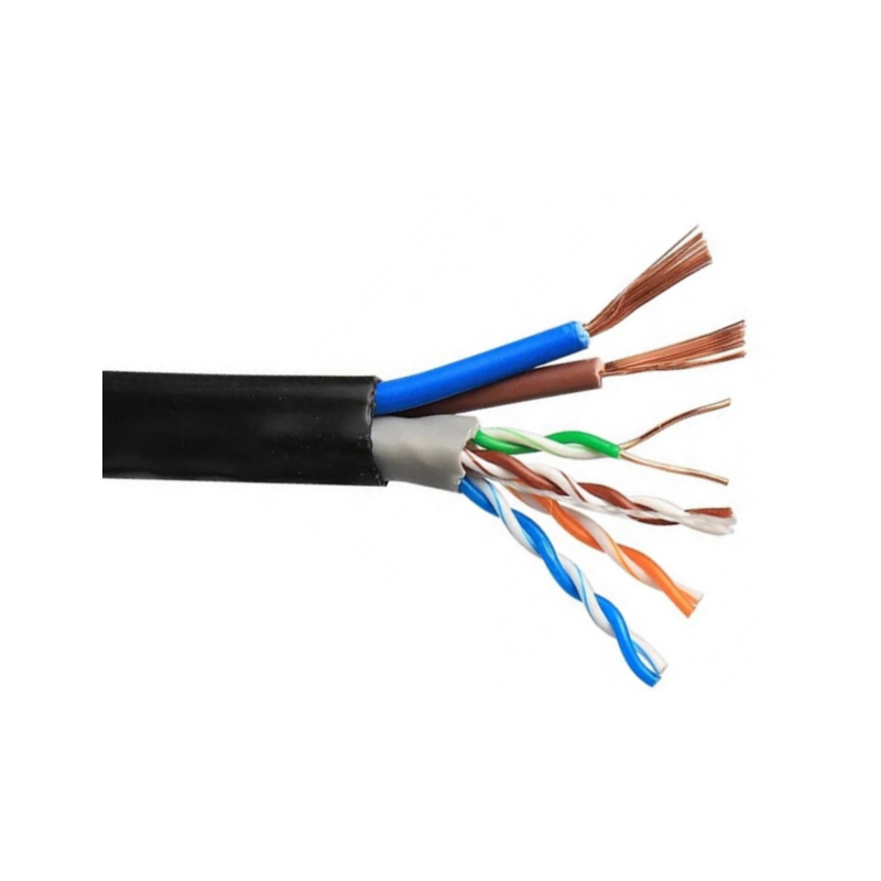 FSATECH NC183 Outdoor Cat5e cable 4P lan cable with 2C power cable